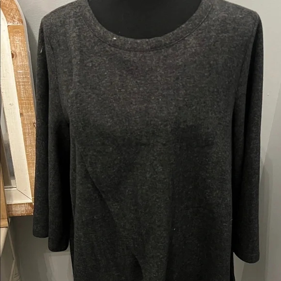Doe & Rae Charcoal Gray Tunic with Belt from dry goods - Picture 7 of 7